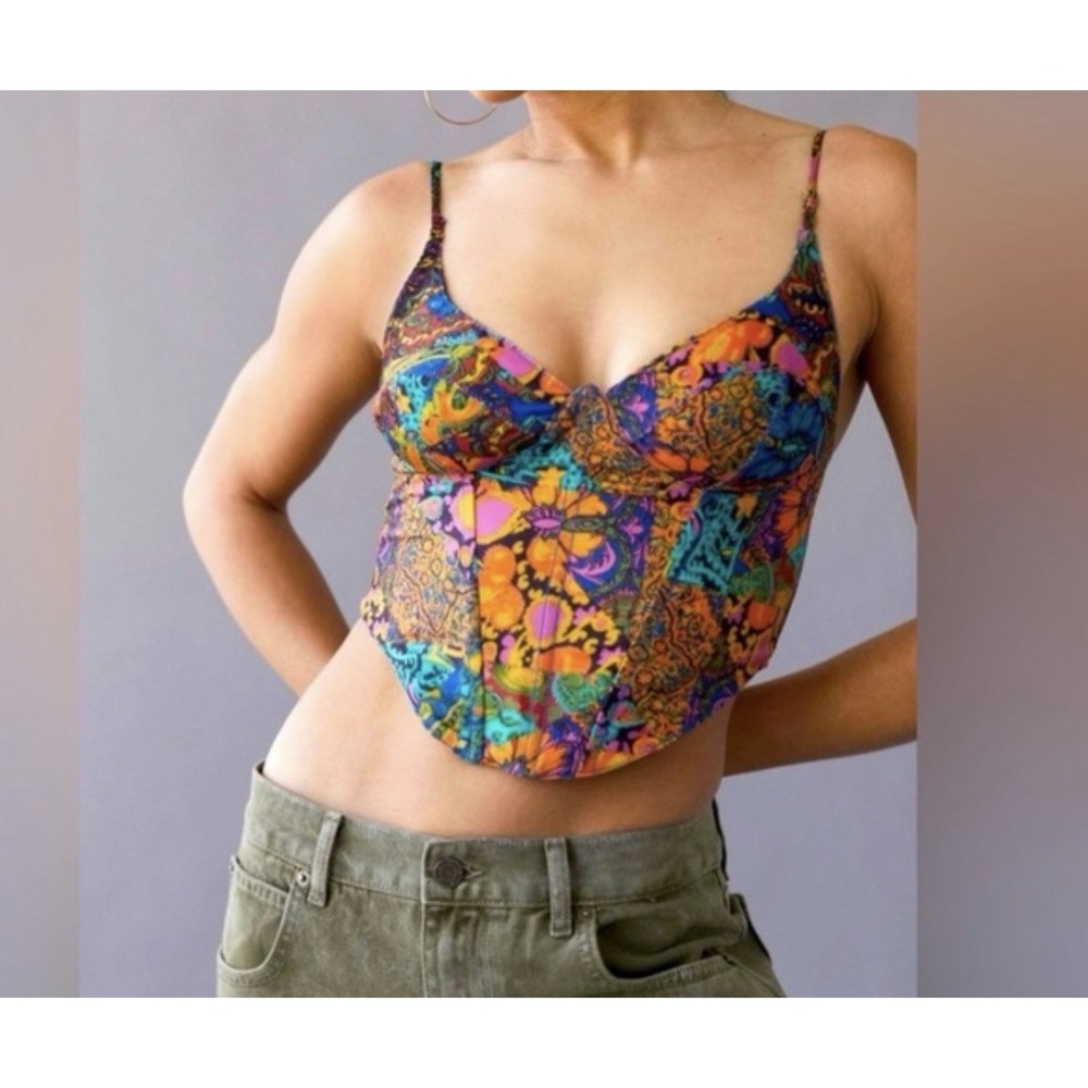 Urban Outfitters Karissa Corset Top Size S